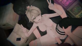 [beauties' Frontline 2 Exilium] Sextans Checkmate and Mind Erase (tied T-doll & Hardcore POV 3D Hentai) (4k/60fps)