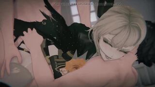 [beauties' Frontline 2 Exilium] Sextans Checkmate and Mind Erase (tied T-doll & Hardcore POV 3D Hentai) (4k/60fps)