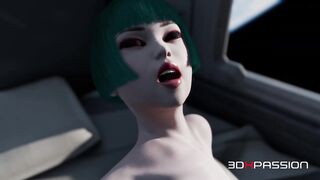 Zero-G Cabin Visit: Lyra Gives Futa Kaelen a Sloppy Oral-sex-job, Soaked Missionary & Side Fuck with Huge Cumshots
