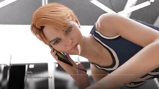 The Spellbook - Gameplay - Roleplay - Cheating Girlfriend Gives Oral-job-job While Talking with Boyfriend