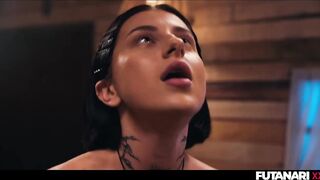 Brunette Futanari Cumshot Ebony - Sarah Heizel