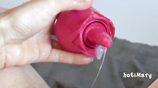 FPOV Creampie Trickling Pussy lick and eat Big Squirting Orgasm