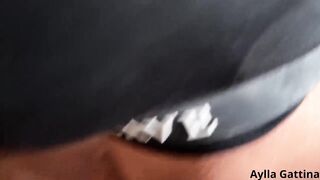 Aylla Gattina Put Her Little Bitch's Head in the Trash and Fucked Her Butt a Lot!!