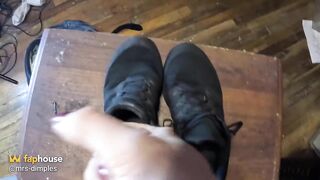 Cumming on My Sneakers