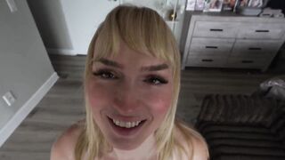 Blake Enchanting Gets Creampied by Her Trainer POV