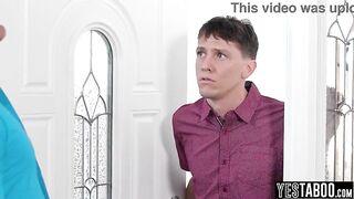 Lonely big titties luscious MILF stepmom gets tricked and railed by her stepson