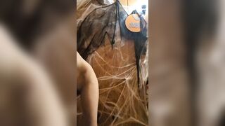 Halloween Suit Up: Green N Black Striped Costume