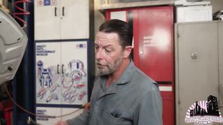 Spoiled angel Lilibet Saunders gets screwed by mature mechanic Jack Vegas