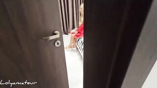 Stepmom tried to avod this fut Stepson is also lustful to stop