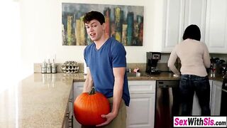 Big butt charming teen step sister lets big rod step bro smash behind stepmoms back