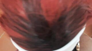POV hardcore milf sucks thick deepthroat knob