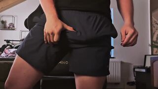 Handsome male edging big dong - INTENSE Cumshot