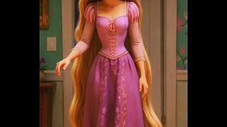 Golden Braids, Smutty Night: The Tower Princess - AI Generated