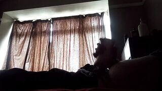 amateur masturbation session with stoned dinosaur