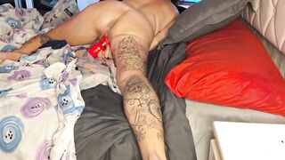 Amateur Night: Incredible Tattoo Cutie Session For Pure Snatch Enjoyment