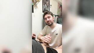 sucking my latin friend dong and making him cum