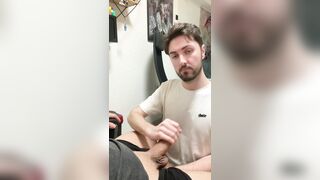 sucking my latin friend dong and making him cum