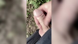 The boy plays firefighter with his hose - public jerking off ✊?