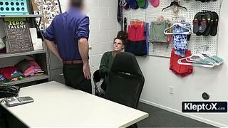 Office Security Scores Fellatio-job From Busted Thief