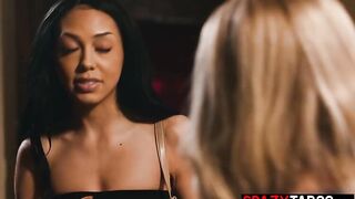 Big bazookas MILF and hot chick enjoyed lesbian sex so ebony hottie enjoyed hot face sitting and finger fucking