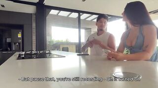 I Give My Boyfriend an Anal Shower and It's My Stepbrother Who Fills My Ass with Goo - Iris Rodriguez & Danner Mendez