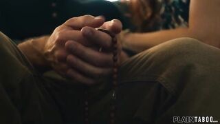 Religious teacher Syren Demer teaches one of her students how to please a woman the way God intended.The big breasts milf is fingered and drilled
