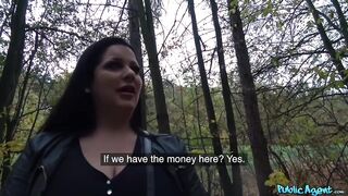 Public Agent - HUGE NATURAL TITTIES WIFE cheats with stranger in the woods