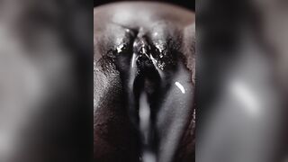 Ebony Belly Inflation - Huge Cumflation Sex