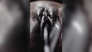 Ebony Belly Inflation - Huge Cumflation Sex