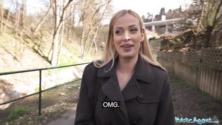 Public Place Blowjob and then EXCELLENT Sex with Sexy Babe - Public Agent