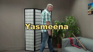 Yasmeena loves slavery stripped back whipping