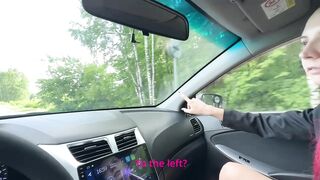 "Please not in the Cunt, I've a boyfriend" A cute student paid with her anus for the travel