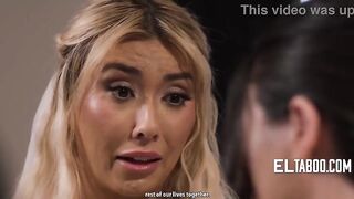 Lez bride talks wife into banging officiant to marry