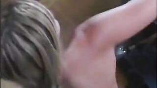 Awesome MILF with flawless bazookas gets banged on billiard table