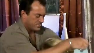 Busty honey hard sex on the couch