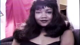 Black Angel Hirsute Twat Interracial Vintage