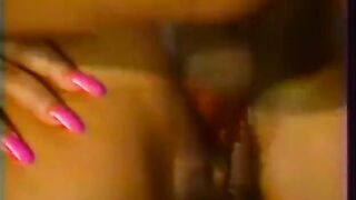 Hung Guy Fucks Hairy Black Twat Hard From Behind