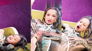 Tattooed Rock Girls Go Wild with Massive Toys
