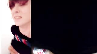 Fucking a redhead transsexual constricted darksome aperture