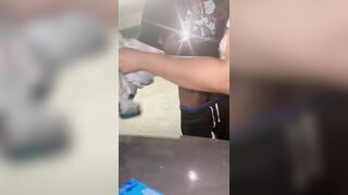 Big Booty Hotwife gets rammed in parking lot while Husband records from afar