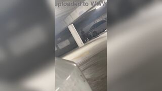Big Booty Hotwife gets rammed in parking lot while Husband records from afar