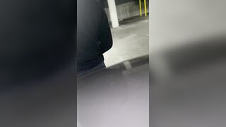 Big Booty Hotwife gets rammed in parking lot while Husband records from afar