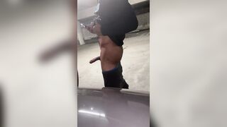Big Booty Hotwife gets rammed in parking lot while Husband records from afar