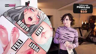 What comes up on the Wheel of Fortune, I'll do with you. Mouth, twat, feet and anal