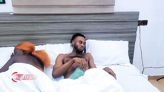 Lewd husband cheat wife with her bestie. She almost get caught