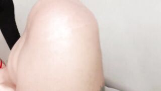 Very concupiscent female roommate uses her feet.