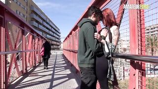 I Flash My Tattooed Titties in Public Whilst He Squeezes My Ass