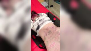 Oiled up pawg