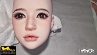 Unboxing of the majority realistic sex robot