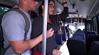 Risky Bus Ride Part 2: I Fuck My Teacher's Moist Twat Raw & Cum Inside Her